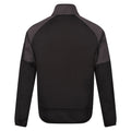 Ash-Black - Back - Regatta Mens Yare VII Full Zip Soft Shell Jacket