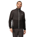 Ash-Black - Side - Regatta Mens Yare VII Full Zip Soft Shell Jacket