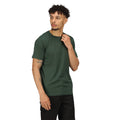 Dark Green - Side - Regatta Mens Pro Reflective Moisture Wicking T-Shirt