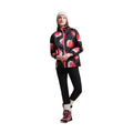 Shadow Elm Pink - Pack Shot - Regatta Womens-Ladies Orla Kiely Pack-It Leaves Waterproof Jacket