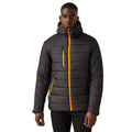 Black-Orange Pop - Side - Regatta Mens Navigate Thermal Padded Jacket