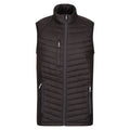 Black-Seal Grey - Front - Regatta Mens Navigate Quilted Hybrid Gilet