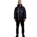 Black-Fourrure - Side - Regatta Mens Christian Lacroix Barbegal Baffled Padded Jacket