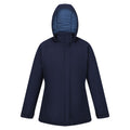 Navy - Front - Regatta Womens-Ladies Sanda III Waterproof Jacket