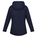 Navy - Back - Regatta Womens-Ladies Sanda III Waterproof Jacket