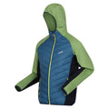 Moroccan Blue-Piquant Green - Side - Regatta Mens Andreson VIII Hybrid Jacket