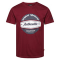 Burgundy - Front - Regatta Mens Original Workwear Cotton T-Shirt