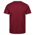 Burgundy - Back - Regatta Mens Original Workwear Cotton T-Shirt