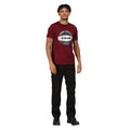 Burgundy - Side - Regatta Mens Original Workwear Cotton T-Shirt