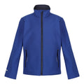 New Royal-Navy - Front - Regatta Childrens-Kids Ablaze 2 Layer Soft Shell Jacket