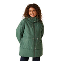 Dark Forest Green - Lifestyle - Regatta Womens-Ladies Rurie Baffled Padded Jacket