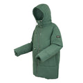 Darkest Forest Green - Side - Regatta Womens-Ladies Rurie Baffled Padded Jacket