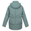 Dark Forest Green - Back - Regatta Womens-Ladies Rurie Baffled Padded Jacket