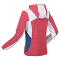 Fruit Dove-White - Lifestyle - Regatta Womens-Ladies Walbury V Contrast Panel Full Zip Fleece Jacket