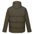 Dark Khaki - Back - Regatta Mens Falkner Padded Jacket