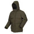 Dark Khaki - Side - Regatta Mens Falkner Padded Jacket