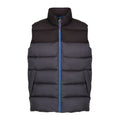 Seal Grey-Black - Front - Regatta Mens Vintage Colour Block Gilet