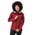 Rumba Red-Burgundy - Front - Regatta Womens-Ladies Highton IV Stretch Raincoat