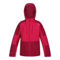 Pink Potion-Berry Pink - Front - Regatta Childrens-Kids Highton IV Waterproof Jacket