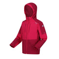 Pink Potion-Berry Pink - Side - Regatta Childrens-Kids Highton IV Waterproof Jacket