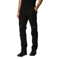 Black - Side - Regatta Mens X-Pro Beacon Stretch Waterproof Trousers