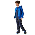 Olympian Blue - Side - Regatta Childrens-Kids Calderdale II Waterproof Jacket