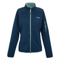 Navy-Icy Morn - Front - Regatta Womens-Ladies Ravenhill Full Zip Fleece Top