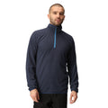 Navy-French Blue - Side - Regatta Mens Navigate Half Zip Fleece