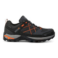 Granite-Blaze Orange - Back - Regatta Mens Samaris III Low Walking Shoes