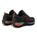 Granite-Blaze Orange - Side - Regatta Mens Samaris III Low Walking Shoes