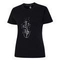 Black - Side - Dare 2B Womens-Ladies Tranquility II Flowers T-Shirt