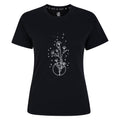 Black - Front - Dare 2B Womens-Ladies Tranquility II Flowers T-Shirt