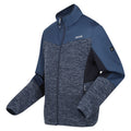 Moonlight Denim-Moonlight Denim Marl - Side - Regatta Mens Coladane VI Marl Full Zip Fleece Jacket