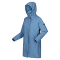 Coronet Blue-White - Side - Regatta Womens-Ladies Sagano Waterproof Jacket