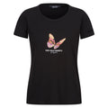 Black - Front - Regatta Womens-Ladies Filandra VIII Butterfly T-Shirt