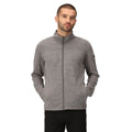 Dark Grey - Side - Regatta Mens Lakenham Full Zip Fleece