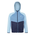 Clear Sky-Coronet Blue - Front - Regatta Childrens-Kids Kielder VIII Hybrid Jacket