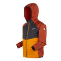 Red Ochre-Black - Side - Regatta Childrens-Kids Kielder VIII Hybrid Jacket