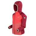 Rumba Red-Red Sky - Side - Regatta Childrens-Kids Kielder VIII Hybrid Jacket