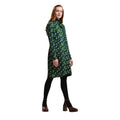 Shadow Elm Emerald - Front - Regatta Womens-Ladies Orla Kiely Leaf Print Dress