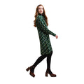 Shadow Elm Emerald - Side - Regatta Womens-Ladies Orla Kiely Leaf Print Dress