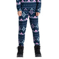 Orchid-Moonlight Denim - Lifestyle - Dare 2B Childrens-Kids Pow Fair Isle Base Layer Set