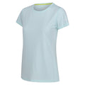 Bleached Aqua - Side - Regatta Womens-Ladies Fingal Edition Plain T-Shirt