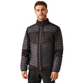 Ash-Black - Side - Regatta Mens E-Volve Thermal Hybrid Jacket