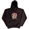 Black - Front - Gorillaz Unisex Adult Group Circle Rise Pullover Hoodie