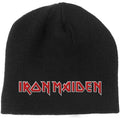 Black - Front - Iron Maiden Unisex Adult Logo Beanie