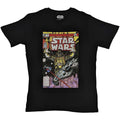 Black - Front - Star Wars Unisex Adult Darth Vader Comic T-Shirt