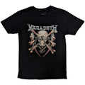 Black - Front - Megadeth Unisex Adult Killing Biz Back Print T-Shirt