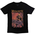 Black - Front - Megadeth Unisex Adult Peace Sells Album Cover T-Shirt
