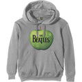 Grey - Front - The Beatles Unisex Adult Apple Logo Hoodie